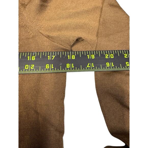 J. Jill Acorn Wearever Textured-Yoke Washable Merino Wool Sweater XS Prep - Picture 6 of 9